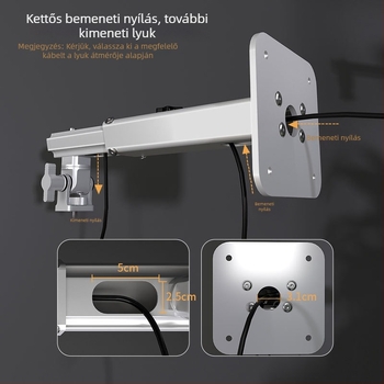 Cine nehéz falra szerelhető projektor-tartó — kompatibil Siying PH36, XGIMI RSpro3, Dangbei X5 és Hisense projektorokhoz
