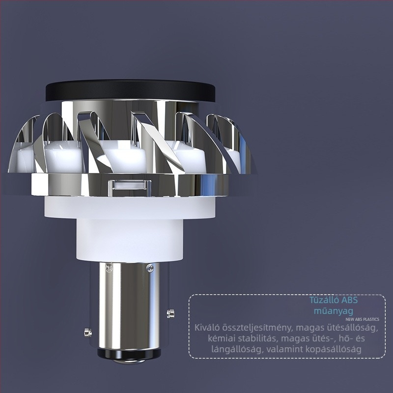 Motorkerékpár hátsó lámpa LED Angel Eye-vel - YX 0065, univerzális kompatibilitás