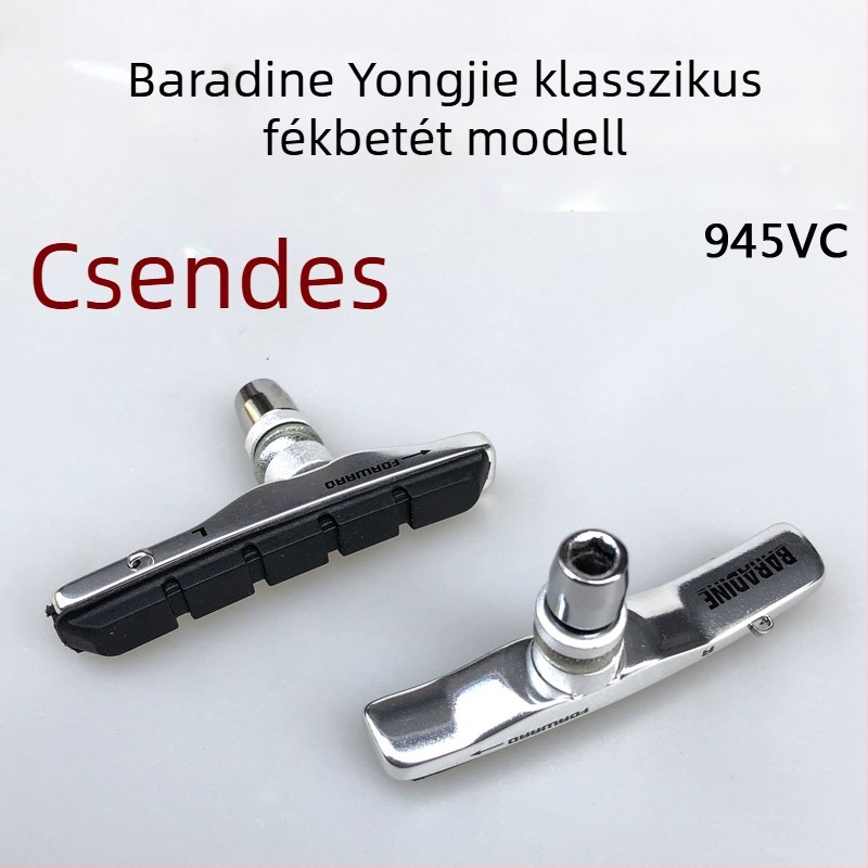 Baradine V-fékbetét, modell 945VC, alumínium házzal, mechanikus fék, cserélhető