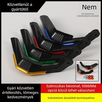 Universális karbon szálas motorkerékpár kézvédő CNC védelemmel és fékvédővel