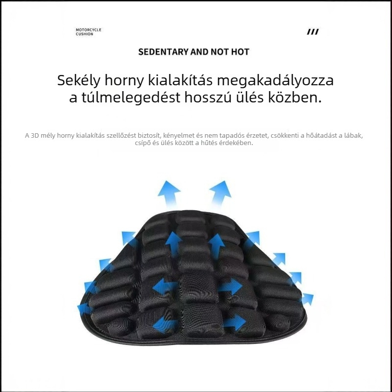 Motorkerékpár ülés elektromos járműhöz, ütéscsillapító párna, EVA magas rugalmasságú, vízálló és lélegző, WL·01, Wanglong
