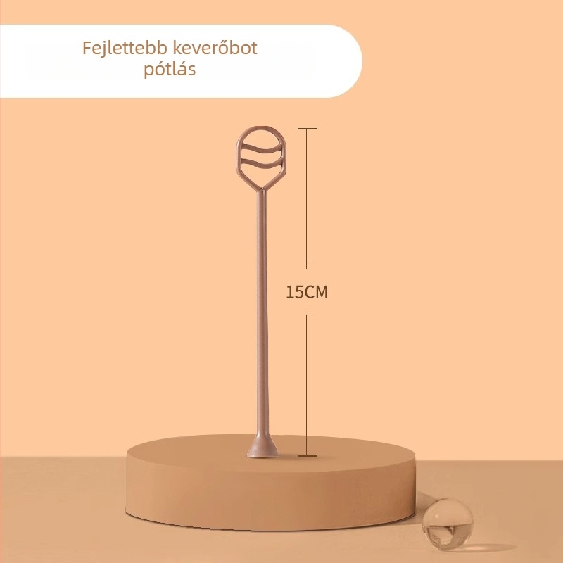 Kézi vezeték nélküli elektromos keverő tejpor és kakaóporhoz, finom felverés, kompakt, hordozható, PP anyag, testreszabható