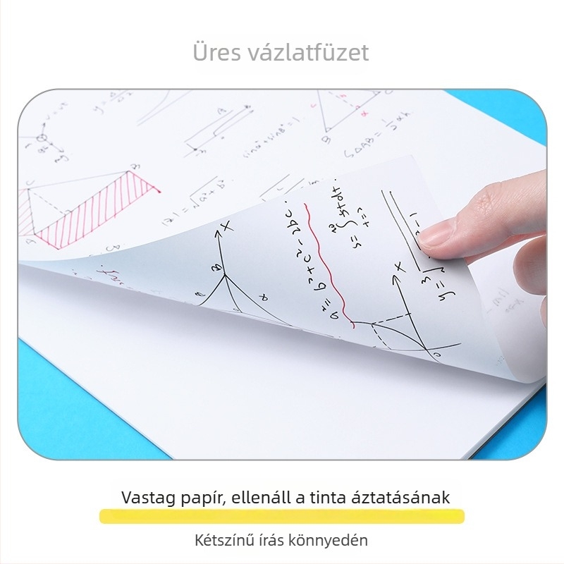 Kokuyo diákképző vázlatfüzet, üres oldalakkal, modell NWP, cellulózpapír, kínai boríték stílus