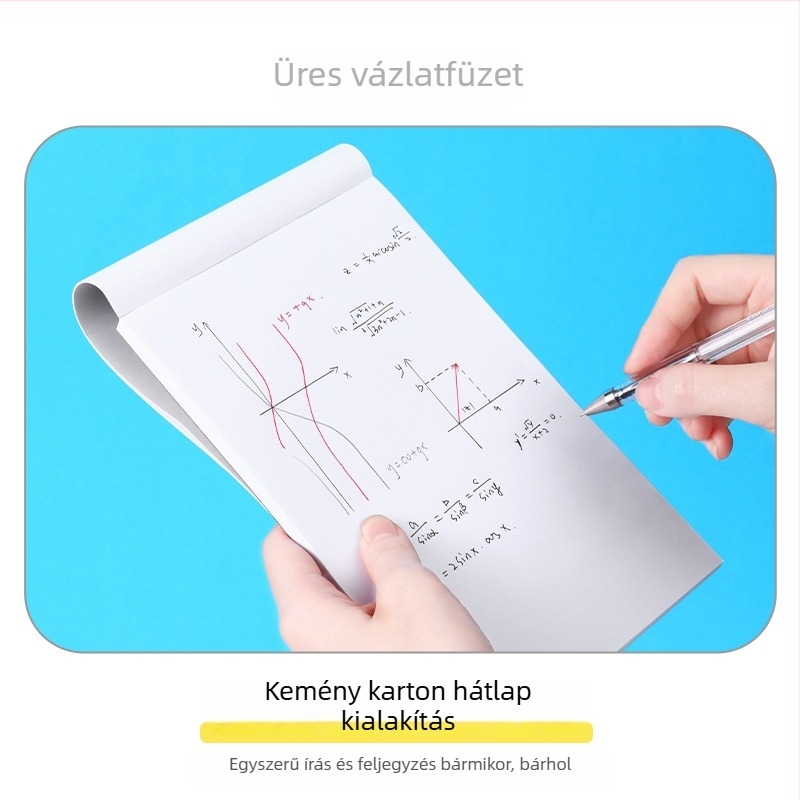 Kokuyo diákképző vázlatfüzet, üres oldalakkal, modell NWP, cellulózpapír, kínai boríték stílus