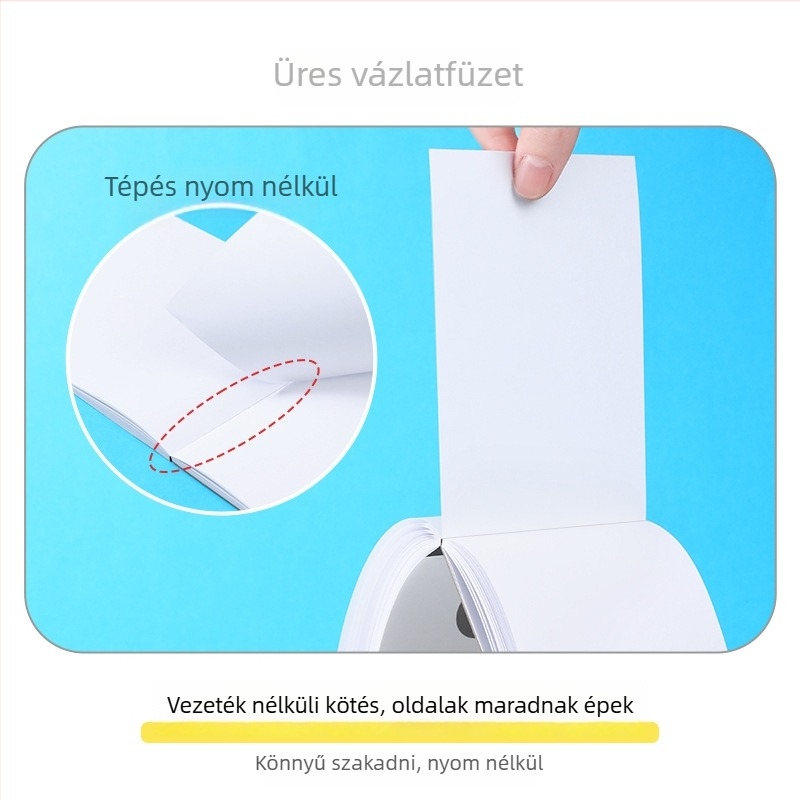 Kokuyo diákképző vázlatfüzet, üres oldalakkal, modell NWP, cellulózpapír, kínai boríték stílus