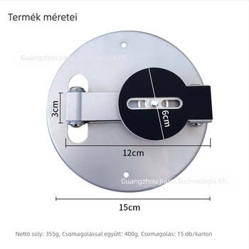 Fém projektor-tartó rúddal, 3 az 1-ben: asztali, falra szerelhető és lógatható, összecsukható