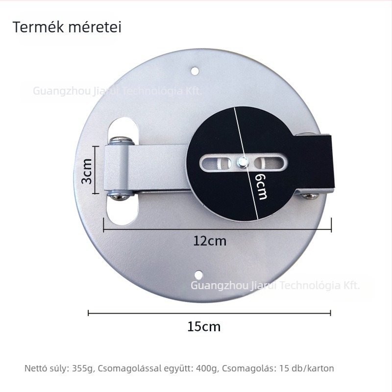 Fém projektor-tartó rúddal, 3 az 1-ben: asztali, falra szerelhető és lógatható, összecsukható