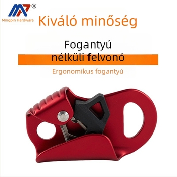 Kötélfelhúzó alumínium‑ötvözetből, fogantyú nélkül, könnyű felhúzó eszköz magasban végzett munkához