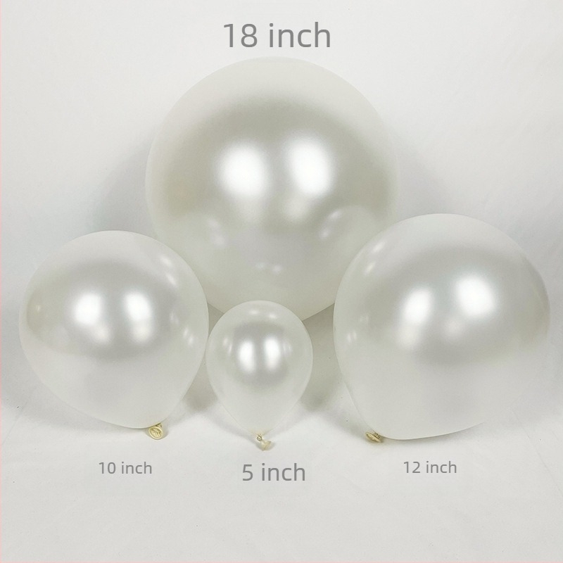 Esküvői ívhez latex lufi készlet, kerek formájú, nyomtatott logó, márka Novel latex