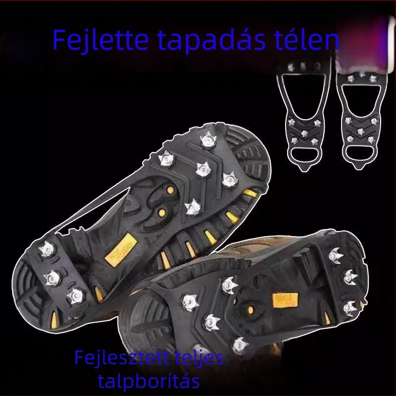 Csúszásmentes cipővédők / cramponok hómászáshoz (Anyag: más; Dobozmennyiség: 250-300-500 db)
