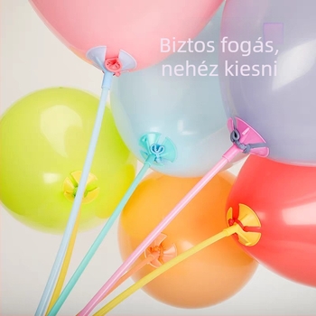 PVC lufiú pálca, makaron színű, megerősített és megvastagodott, beltéri használatra, Same glory márka, alkalmas sporteseményekre