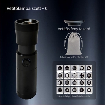 Fényképészeti modellező LED lámpa zoom funkcióval, portré effektus, hordozható spotlámpa — 10W, 5V2A, alumínium ház, 460 g, modell YSTZXD15