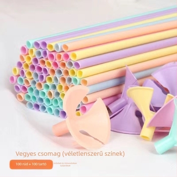 Erős lufipálca csokrokhoz, hosszabbító tartóval, lufi állványoszlop rendezvényekhez, sporteseményekhez