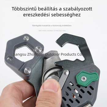 Önzáró kézi ereszkedő készülék hegymászáshoz és kötéllé ereszkedéshez