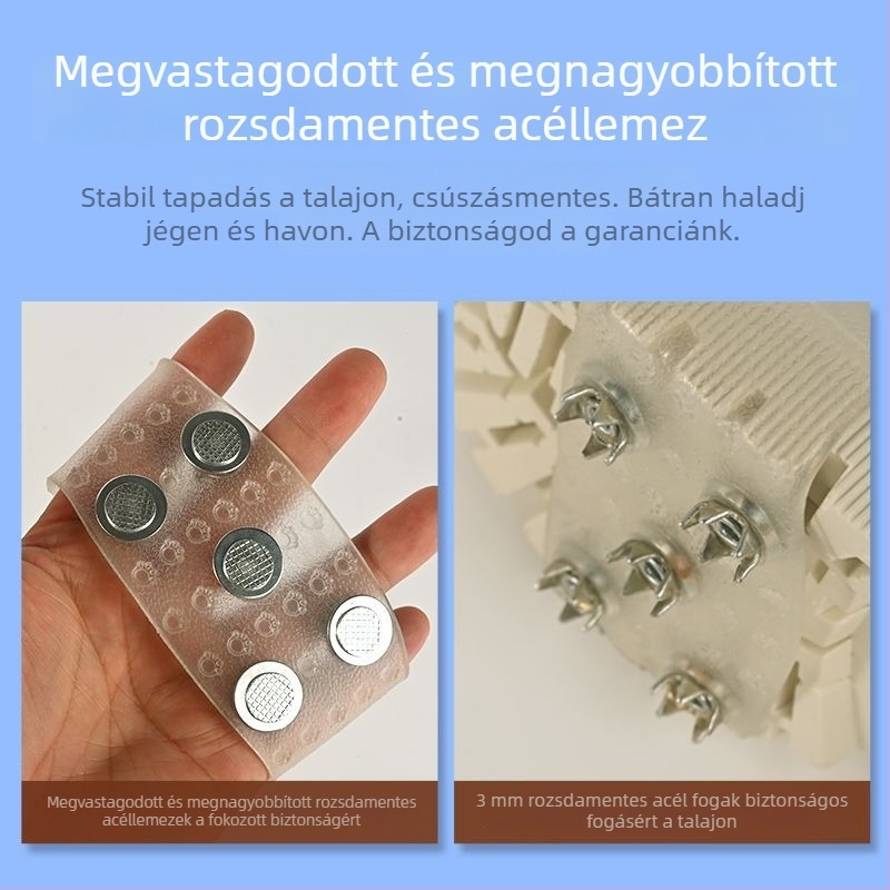 Jégcsapos cipővédő, csúszásmentes, anti‑esés, belső és külső használatra; Anyag: poliészter; Kategória: Ascender; Alkalmazás: hegymászás és sziklamászás