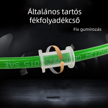 Moorer 0008 fékcső elő- és hátsó tárcsafékkel kompatibilis, magasnyomású acélhálós kivitel