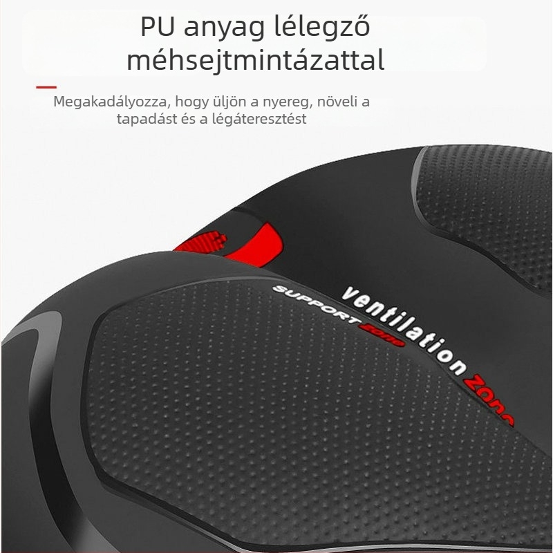 Kerékpárnyereg GLT-1689 | Üreges reflexiós dizájn | PU bőrhab