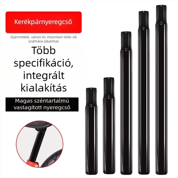 Gyermek kerékpár üléscső és nyeregcső rúd, szénacél, Modell 0392, Márka Hunting Speed, gyerek babakocsihoz