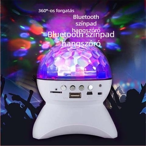 Környezeti vetítő lámpa Bluetooth hangszóróval - USB tápellátás, beépített akkumulátor, asztali éjjeli fény