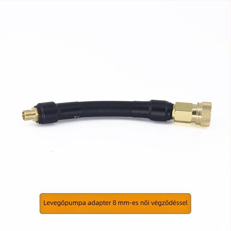 Kézi magasnyomású pumpa 8 mm-es gyorscsatlakozóval és női–férfi menetátalakító adapterrel DIY kávégéphez