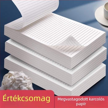Pengyi rácsos jegyzetfüzet – kétoldalas rács, vastabb papír, kitéphető oldal