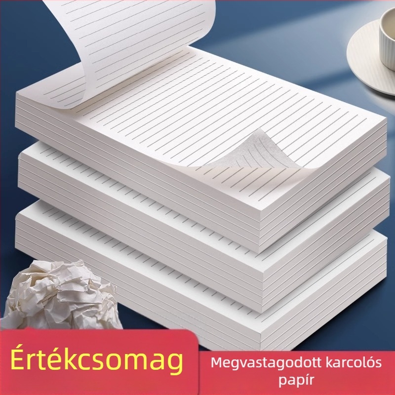 Pengyi rácsos jegyzetfüzet – kétoldalas rács, vastabb papír, kitéphető oldal