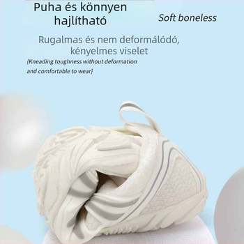 Folyóparti túracipő – bőr + hálós felsőrész, alacsony fazon, légáteresztő, kopásálló gumitalp, gumírozott középtalp
