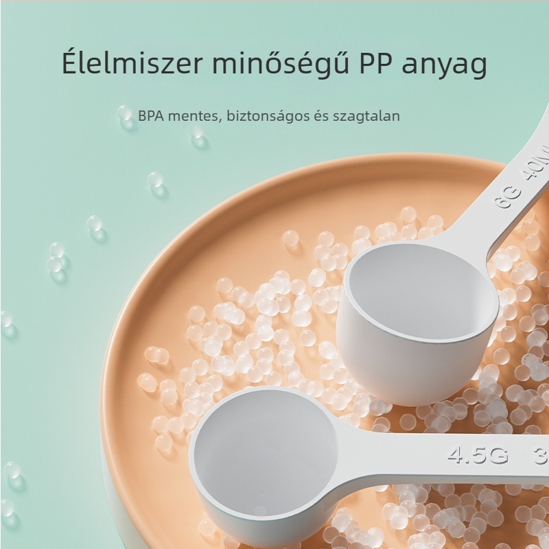 Baba tejpor mérőkanál – adagolókanalak, élelmiszer-minőségű PP