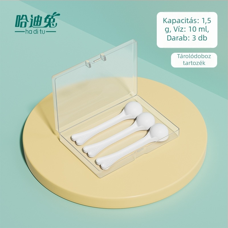 Baba tejpor mérőkanál – adagolókanalak, élelmiszer-minőségű PP