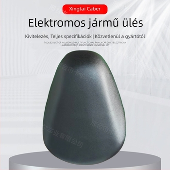 Kiterjesztett és széles PU anyagú elektromos kerékpárnyereg fémtokkal