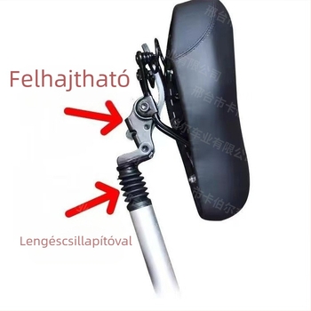 Kiterjesztett és széles PU anyagú elektromos kerékpárnyereg fémtokkal