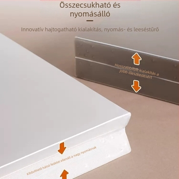Hordozható rajzalbum kapcsos zárással, PP anyag, művészeti tároló mappa