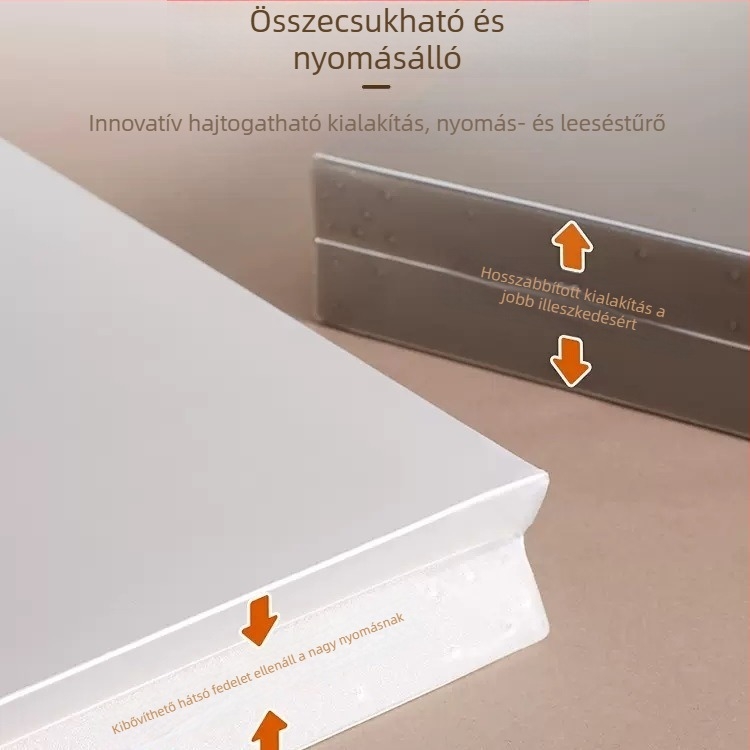 Hordozható rajzalbum kapcsos zárással, PP anyag, művészeti tároló mappa
