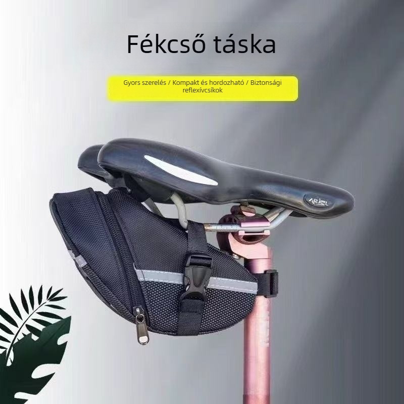 Kerékpár nyereg táska, PVC, 086-os modell, kényelmes és praktikus