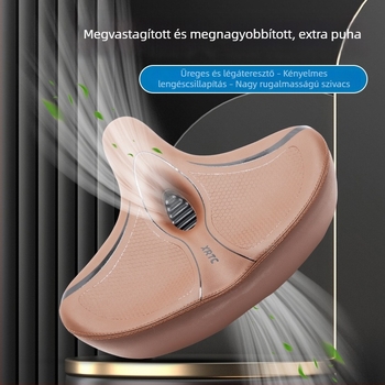 Elektromos kerékpár nyereg üreges kivitelben, kényelmes, ütéscsillapító, extrán nagy, lélegző ülőbetét