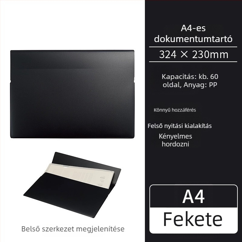 Lihit Lab felsőnyitású irattartó doboz táblás klipekkel, egyrészes klip, modell A-5092, klipsz mérete 1, általános papírméretekhez