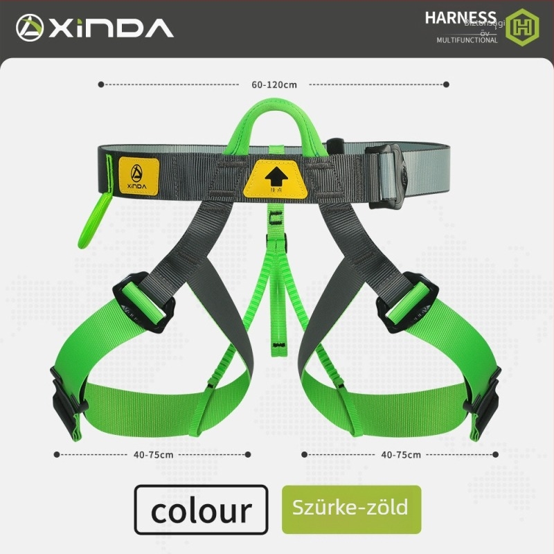 Féltestes biztonsági hám kültéri hegymászáshoz és sziklamászáshoz, könnyű és kényelmes, ereszkedési felszerelés
