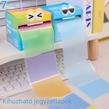 Kihúzható indexzáró jegyzet áttetsző oldalakkal, 105/108 belső oldalak diákoknak