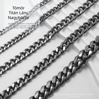 Kubai lánc fémből, sima felület, Deep Space márka, 2021 nyár