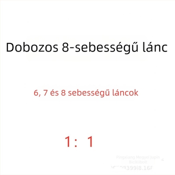 Bicikli lánc, 8–12 sebességhez, hegyi és országúti kerékpárokhoz, 116 láncszem, acélból