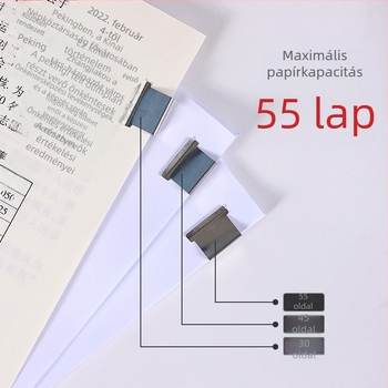 Nagy szívó klipsz fájlokhoz és dokumentumokhoz, iskolai és irodai papírokhoz