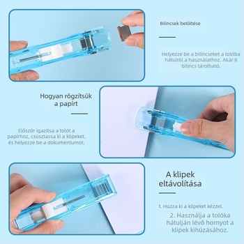 Nagy szívó klipsz fájlokhoz és dokumentumokhoz, iskolai és irodai papírokhoz