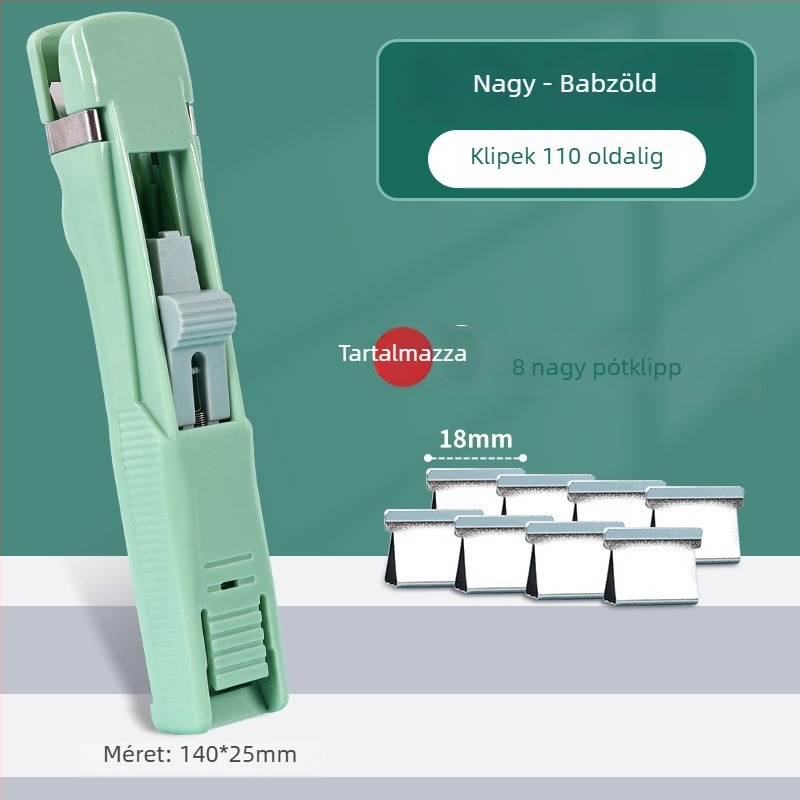 Nagy szívó klipsz fájlokhoz és dokumentumokhoz, iskolai és irodai papírokhoz