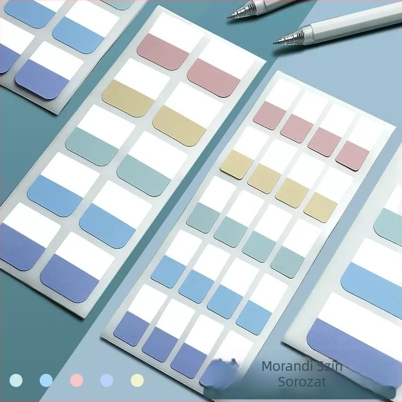 Deli Post-it címke jegyzetekhez, rajzfilm-stílusú, ragasztó jegyzetek