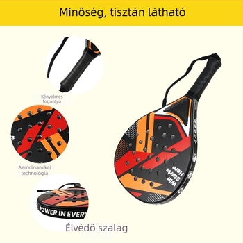 Szabadtéri teniszütő EVA-központú, táblás stílusú dizájn, ketrec-keret, strandtenisz gyerekeknek és szülőknek