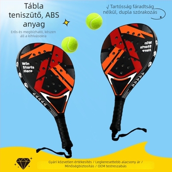 Szabadtéri teniszütő EVA-központú, táblás stílusú dizájn, ketrec-keret, strandtenisz gyerekeknek és szülőknek