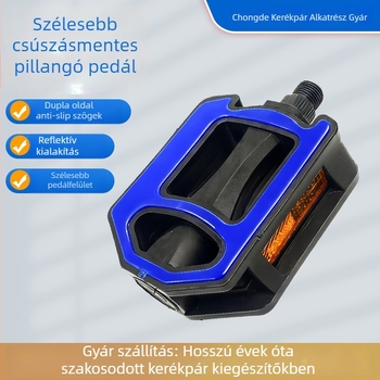 Kerékpárpedálok – műanyag széles pedálok mountain bike-hez, univerzális összecsukható pedálok