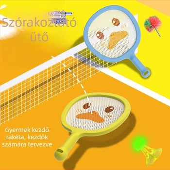 Yue chi gyerekeknek készült tollaslabdaütő (95–100 g; váz anyaga: más; húrok anyaga: nylon; ütő típusa: vízszintes ütés; keménység: közepes)