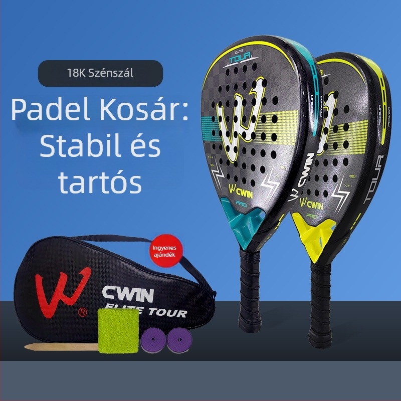 Kaiwei 4043 teniszütő szénszálas kerettel, 12K szénszálas húrok, tömeg 95–100 g, nyél G2