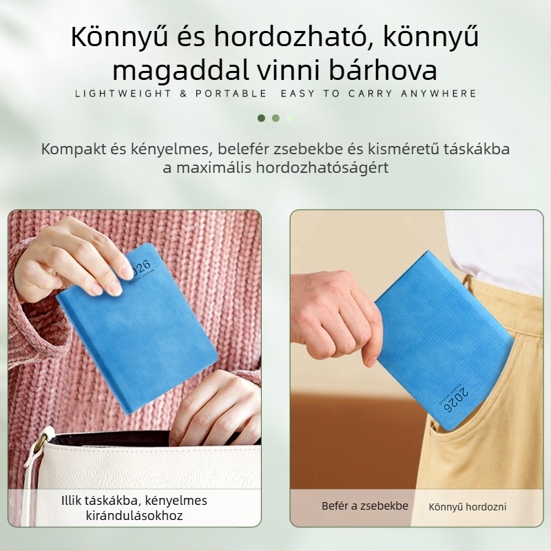 Chu Ling RS-70 füzet, műbőr borító, Daolin 80gsm papír, 300–400 oldal, varrott ragasztott kötés